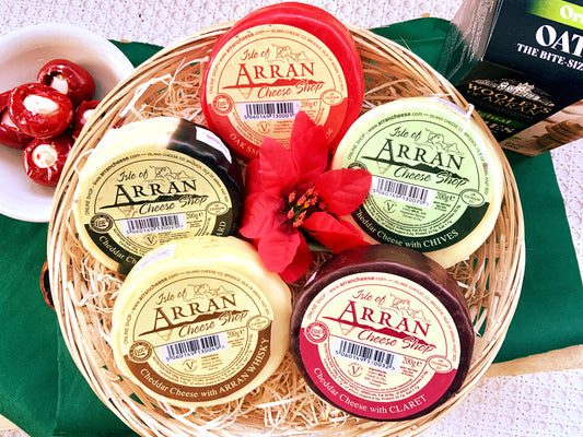 Famous Five Isle of Arran Cheddar Cheeses Hamper