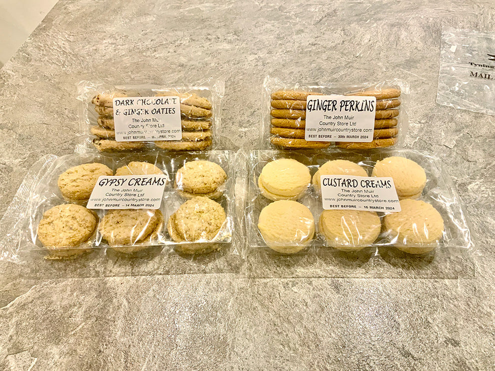 Variety Biscuit Pack 4 PACKETS £10 – John Muir Country Store